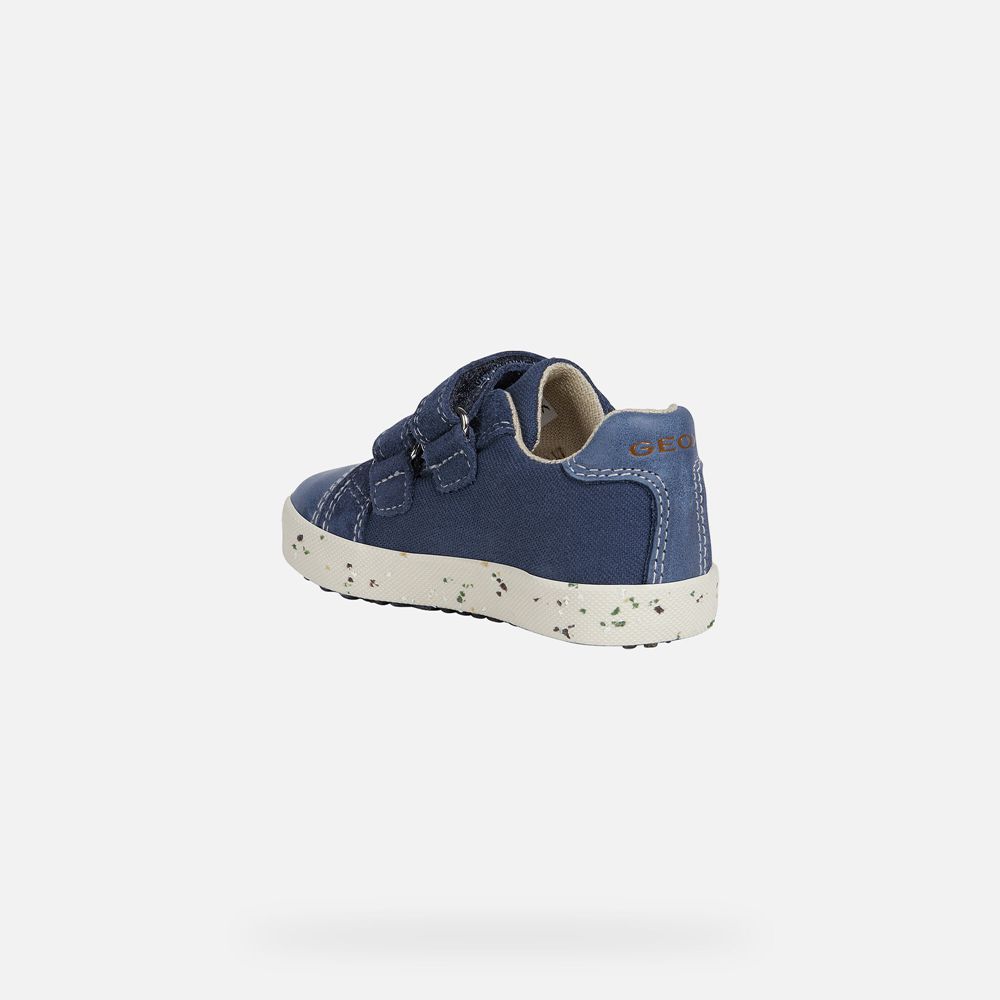 Geox Sneakers Navy Kilwi Boy - Geox Baby Shoes - UXYWIA794